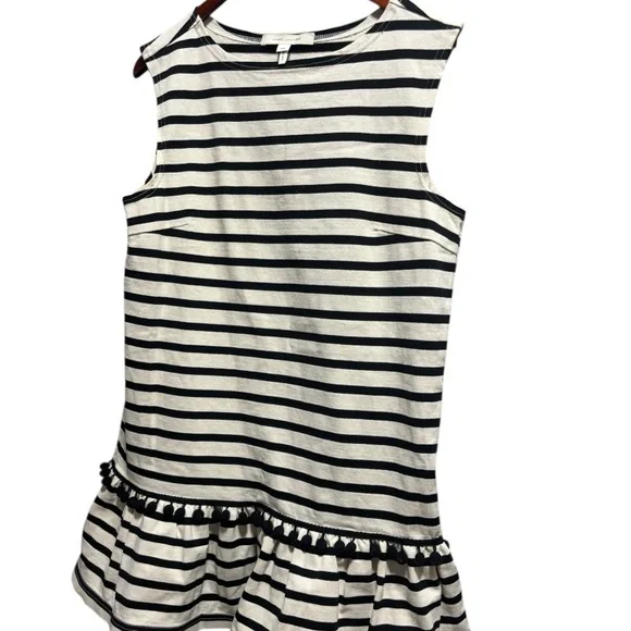 Marc Jacobs Sleeveless Striped Peplum Dress M - Picture 5 of 8